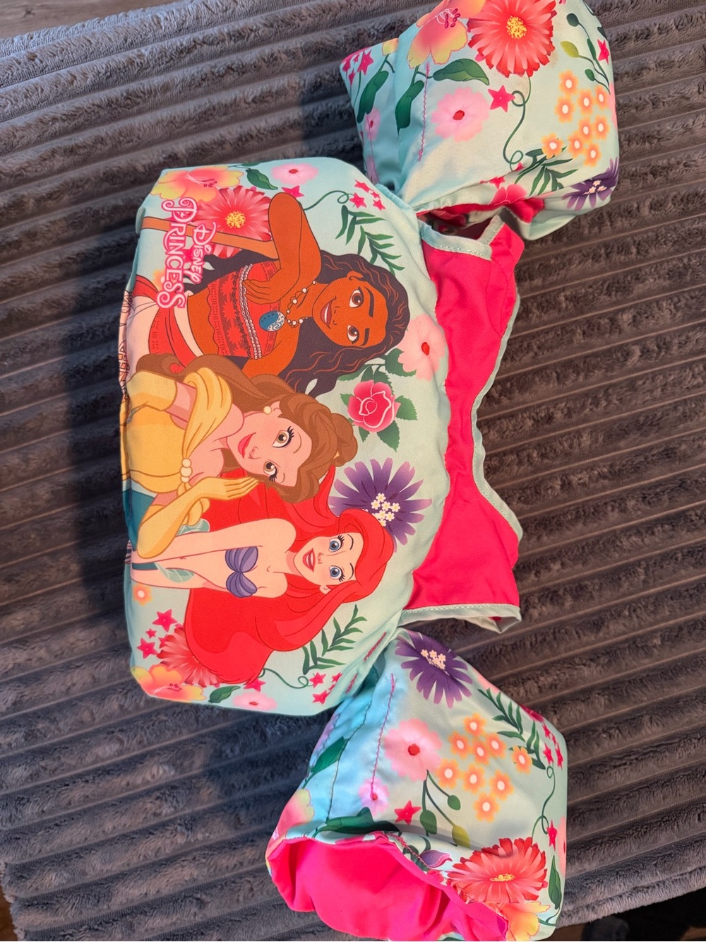Kids Floral Disney Princess Swim Vest